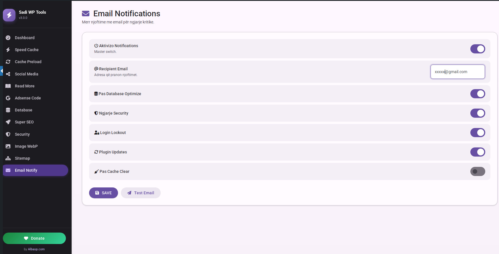 Email Notifications